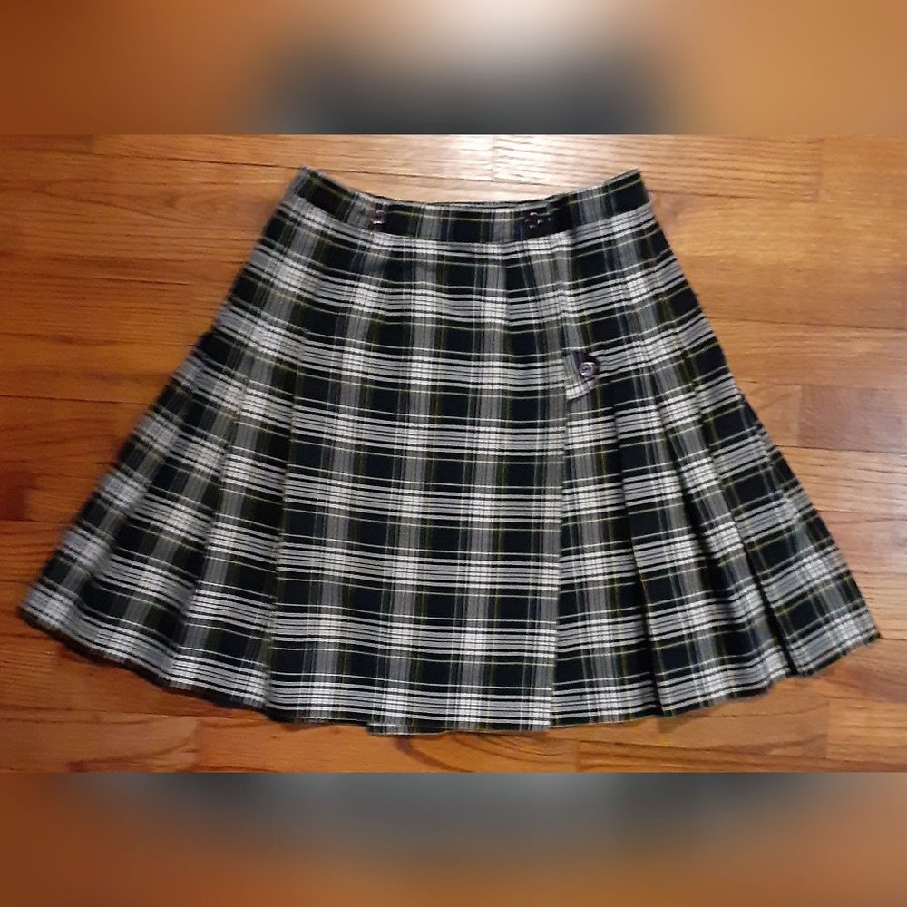 Vintage School Uniform Pleated Skirt, Made in USA by Royal Park Uniforms